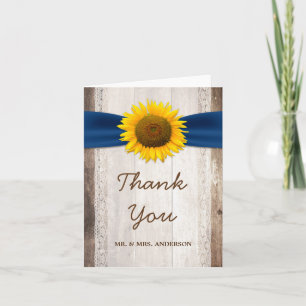 Sonnenblumen Spitze Navy Band Scheunen Holz Danke