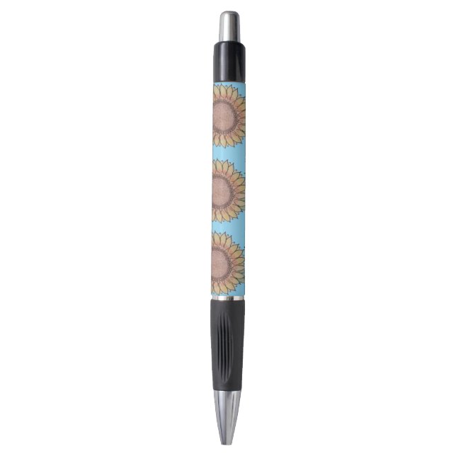 Sonnenblumen Stift (Vorderseite Vertikal)