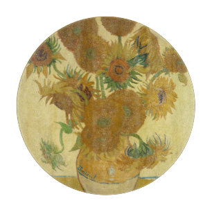 Sonnenblumen, Stillleben Ölgemälde, Van Gogh Schneidebrett