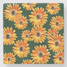 Sonnenblumen Stone Untersetzer