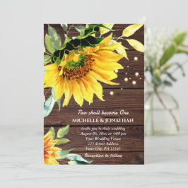 Sonnenblumen-Streichelleuchten auf Christlicher Ho Einladung