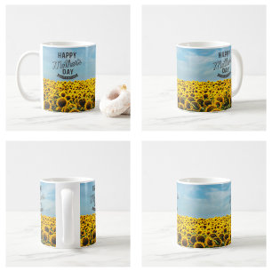 Sonnenblumen Stylisch Elegant Beste Mutter Aller Z Kaffeetasse