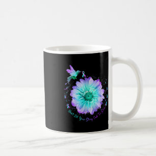 Sonnenblumen Suizidprävention Bewusstsein 1 Kaffeetasse