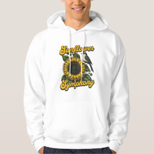 Sonnenblumen-Symphonie-T-Shirt Hoodie
