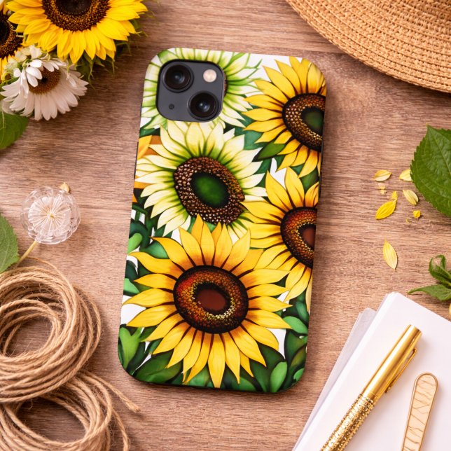 Sonnenblumen-Tapete Case-Mate iPhone Hülle (Von Creator hochgeladen)
