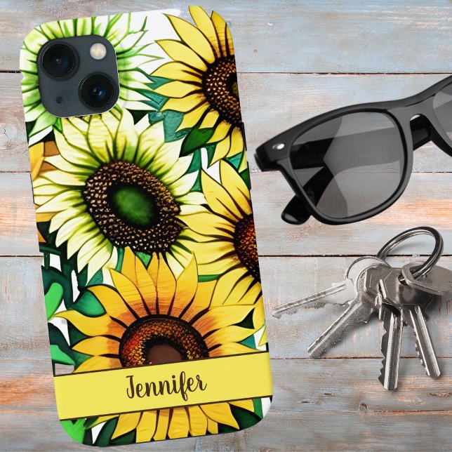 Sonnenblumen-Tapete Case-Mate iPhone Hülle (Von Creator hochgeladen)
