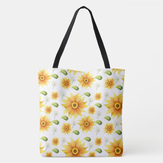 Sonnenblumen Tasche (Rückseite)
