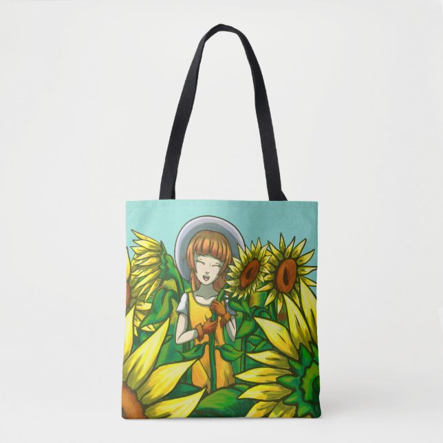 Sonnenblumen Tasche (Vorderseite)