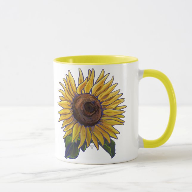 Sonnenblumen Tasse (Rechts)