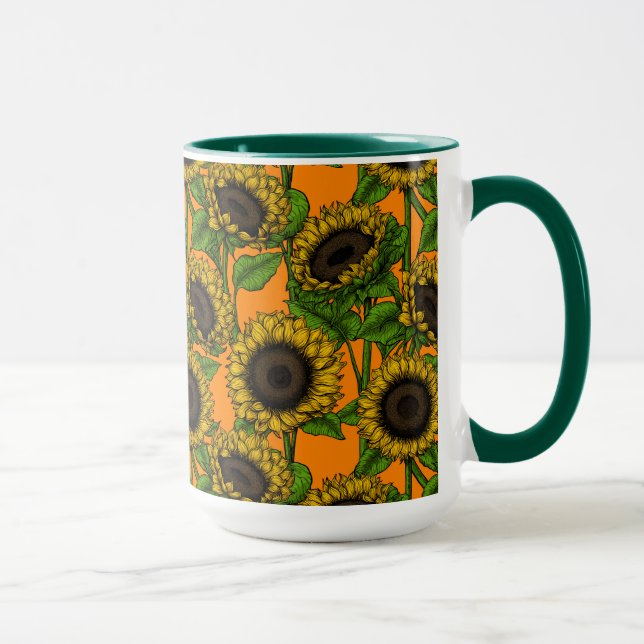 Sonnenblumen Tasse (Rechts)