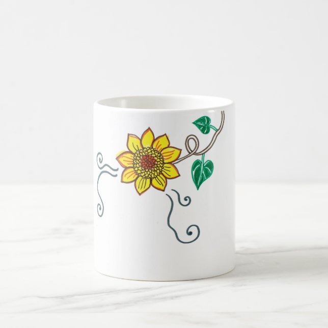 Sonnenblumen-Tasse Kaffeetasse (Mittel)