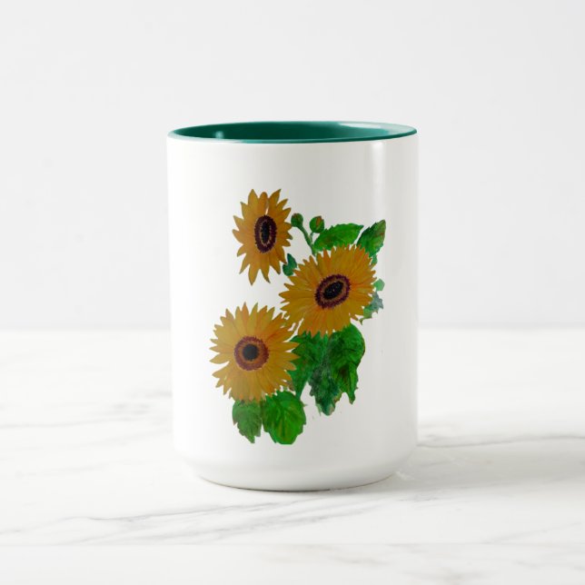 Sonnenblumen-Tasse Tasse (Zentrum)