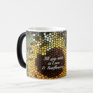 Sonnenblumen-Tasse Verwandlungstasse