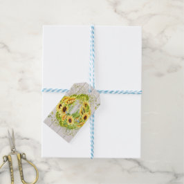 Sonnenblumen Thema Geschenketiketten Geschenkanhänger