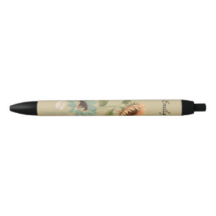 Sonnenblumen-Themename-Stift für Planer Kugelschreiber