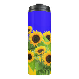 Sonnenblumen Thermal Tumbler Thermosbecher