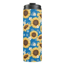 Sonnenblumen Thermosbecher