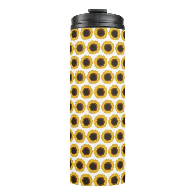 Sonnenblumen Thermosbecher (Vorderseite)