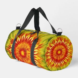 Sonnenblumen-Tie-Dye-Reisetasche Duffle Bag