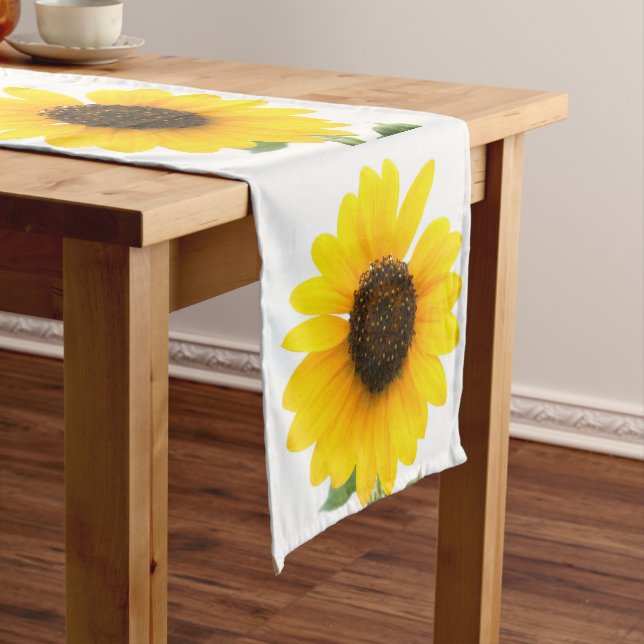 Sonnenblumen-Tischläufer Kurzer Tischläufer (Beispiel)