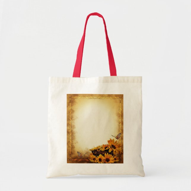 Sonnenblumen Tragetasche (Vorne)