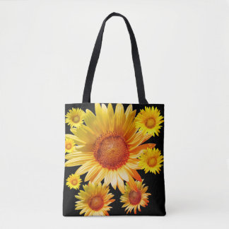 Sonnenblumen-Tragetasche Tasche