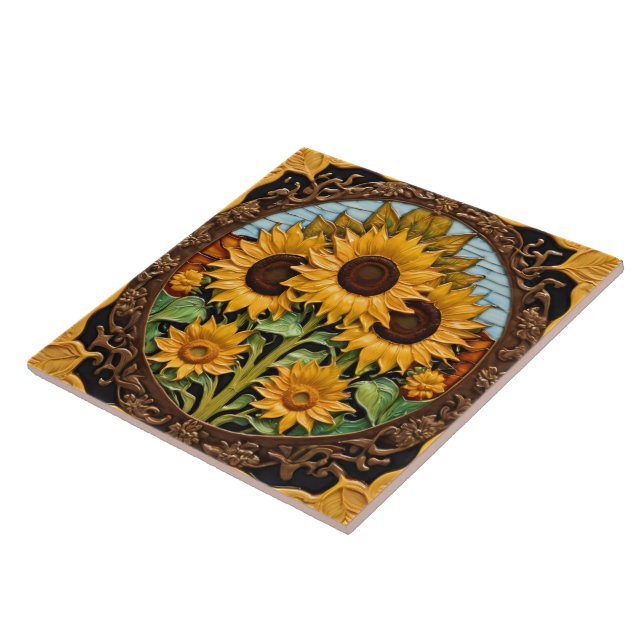 Sonnenblumen Trendy Beautiful Collection Fliese (Seite)