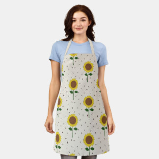 Sonnenblumen - Überall in der Print-Schürze Schürze