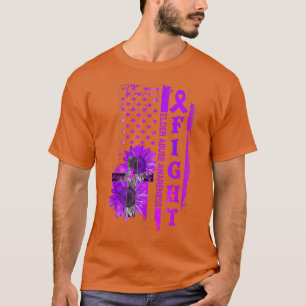 Sonnenblumen überqueren Ältere Missbrauch Bewussts T-Shirt