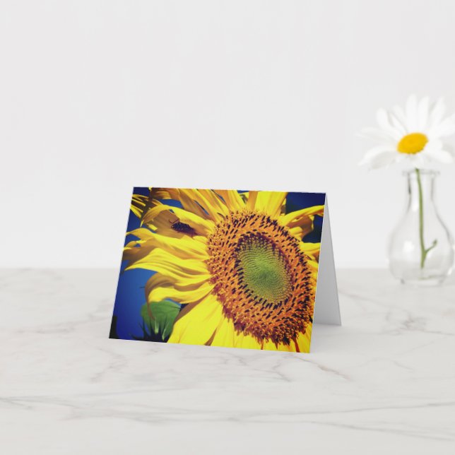 Sonnenblumen und Gastfreundschaft Karte (Kleines Gewächs)