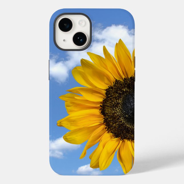 Sonnenblumen und Himmel Case-Mate iPhone 14 Hülle (Rückseite)