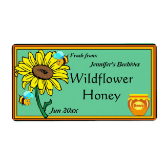 Sonnenblumen und Honey Pot