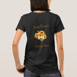 Sonnenblumen und Honigbienen T-Shirt