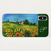 SONNENBLUMEN UND LANDSCHAFT IM MONOGRAMM DER Toska
