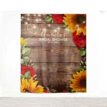 Sonnenblumen und Rose Hintergrund - Foto-Prop