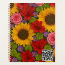 Sonnenblumen- und Rosenplaner