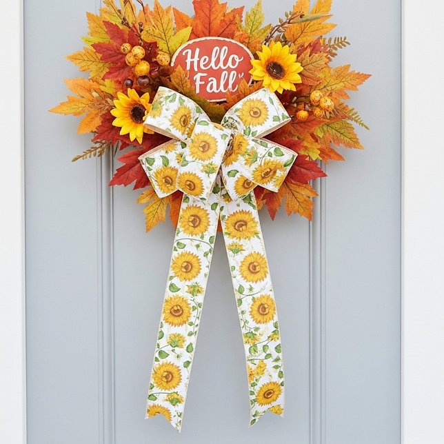 Sonnenblumen und Textsatin Satinband (Von Creator hochgeladen)