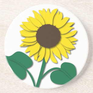 Sonnenblumen-Untersetzer Getränkeuntersetzer