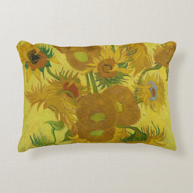 Sonnenblumen - Vincent van Gogh Dekokissen (Vorderseite)