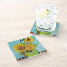 Sonnenblumen Vincent van Gogh Glasuntersetzer