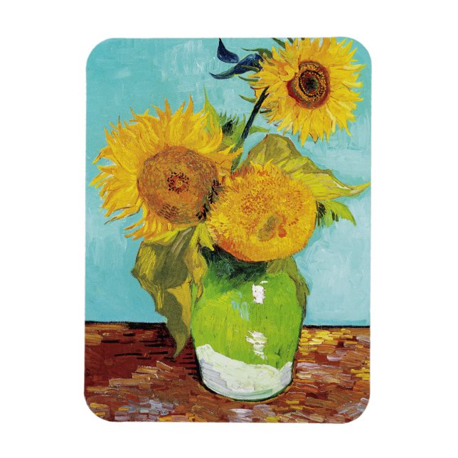 Sonnenblumen Vincent van Gogh Magnet (Vertikal)