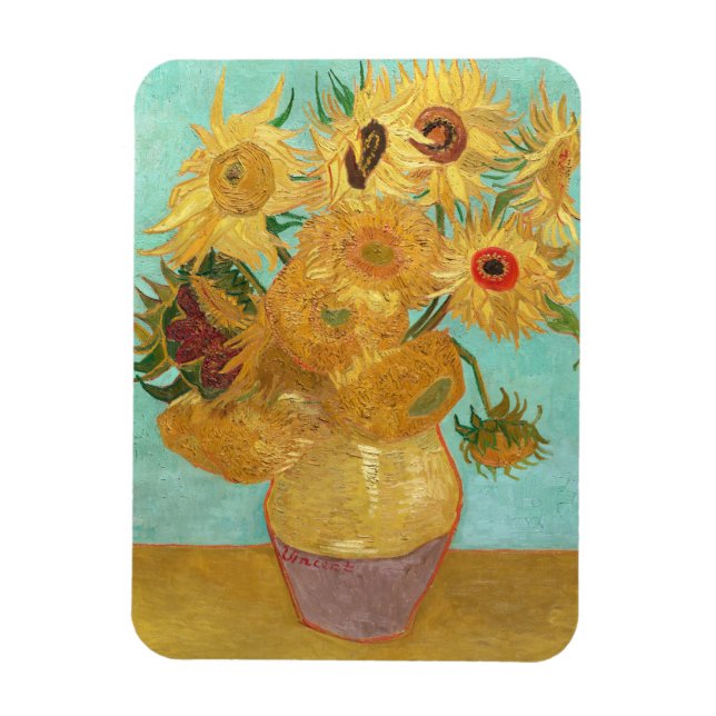 Sonnenblumen Vincent van Gogh Magnet (Vertikal)