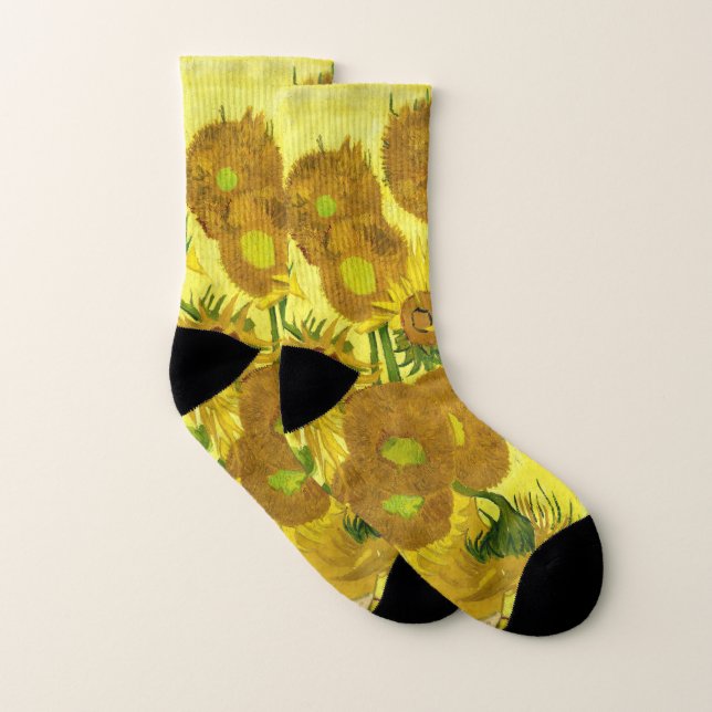 Sonnenblumen Vincent van Gogh Socken (Paar)