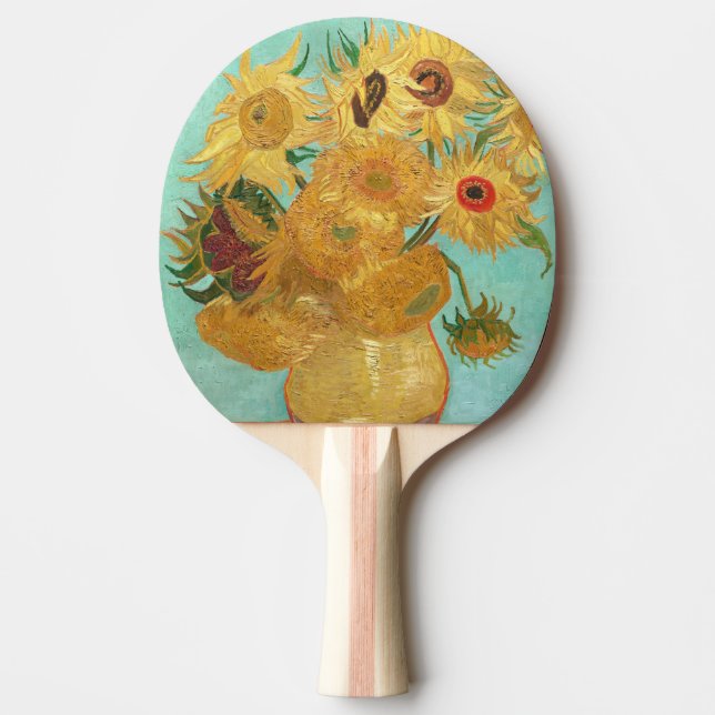 Sonnenblumen Vincent van Gogh Tischtennis Schläger (Vorderseite)