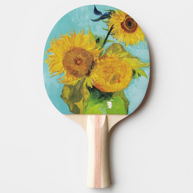 Sonnenblumen Vincent van Gogh Tischtennis Schläger (Vorderseite)