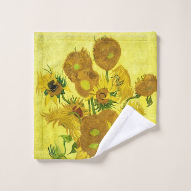 Sonnenblumen Vincent van Gogh Waschlappen (Waschlappen)