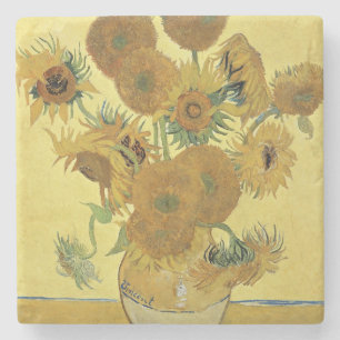 Sonnenblumen Vincent van Goghs  , 1888 Steinuntersetzer