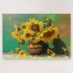 Sonnenblumen von alten Meistern gemalt