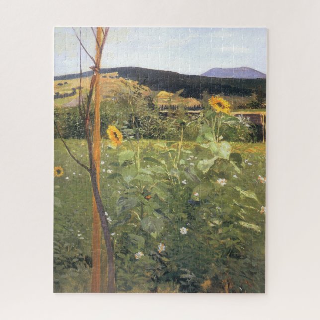 Sonnenblumen (von Jacek Malczewski) (Vertikal)