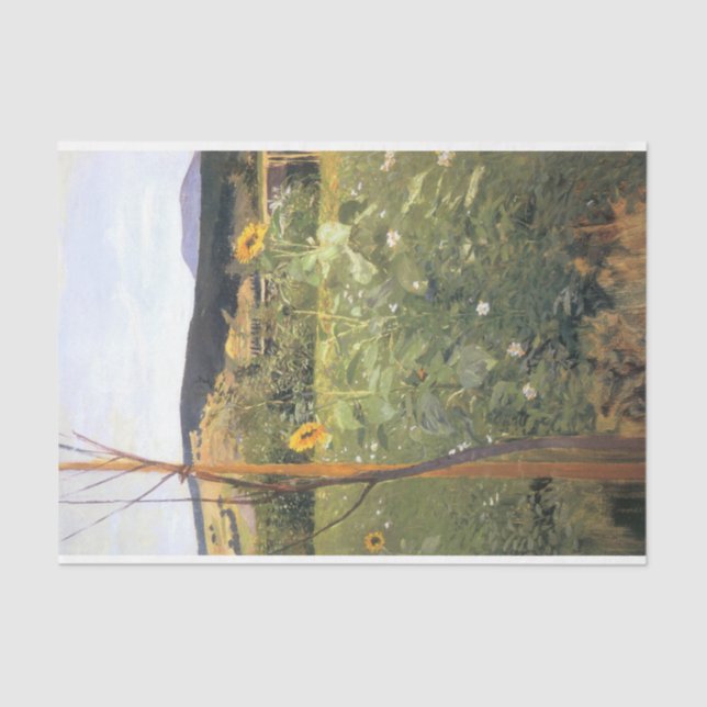 Sonnenblumen (von Jacek Malczewski) Seidenpapier (Vorderseite)